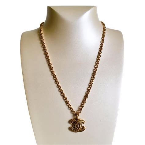 chanel double c necklace replica|chunky chanel necklace.